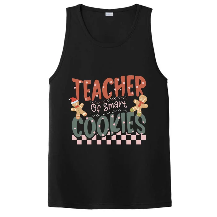 Teacher Of Smart Cookies Christmas Performance Tank