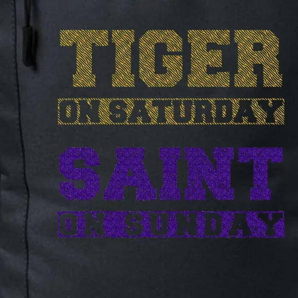 Tiger On Saturday Saint On Sunday Daily Commute Backpack