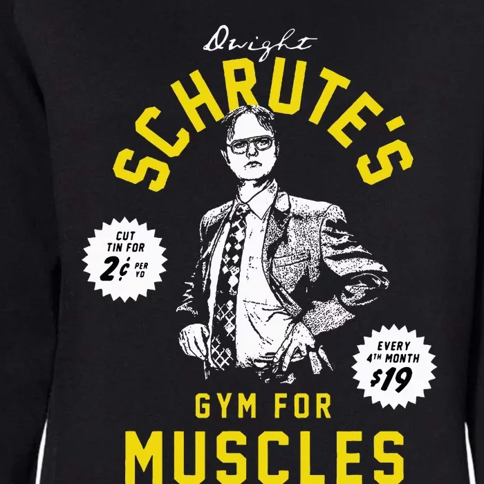 The Office Schrutes Gym Womens California Wash Sweatshirt