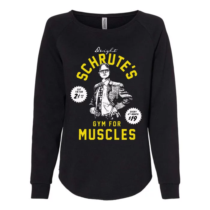 The Office Schrutes Gym Womens California Wash Sweatshirt