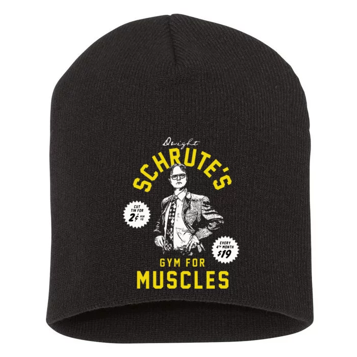 The Office Schrutes Gym Short Acrylic Beanie