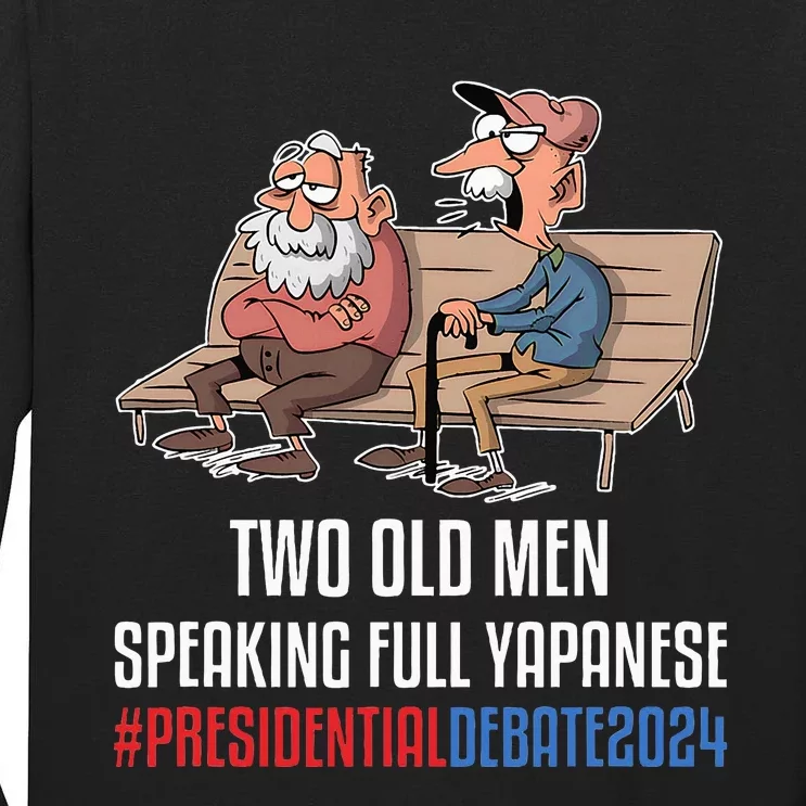 Two Old Speaking Full Yapanese Tall Long Sleeve T-Shirt