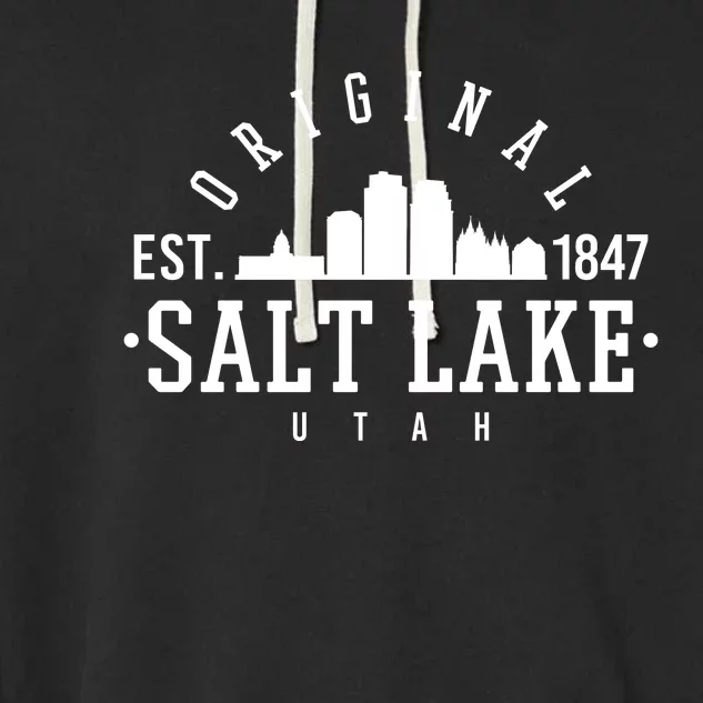 The Original Salt Lake City Utah 1847 Garment-Dyed Fleece Hoodie