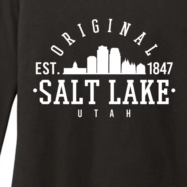 The Original Salt Lake City Utah 1847 Womens CVC Long Sleeve Shirt