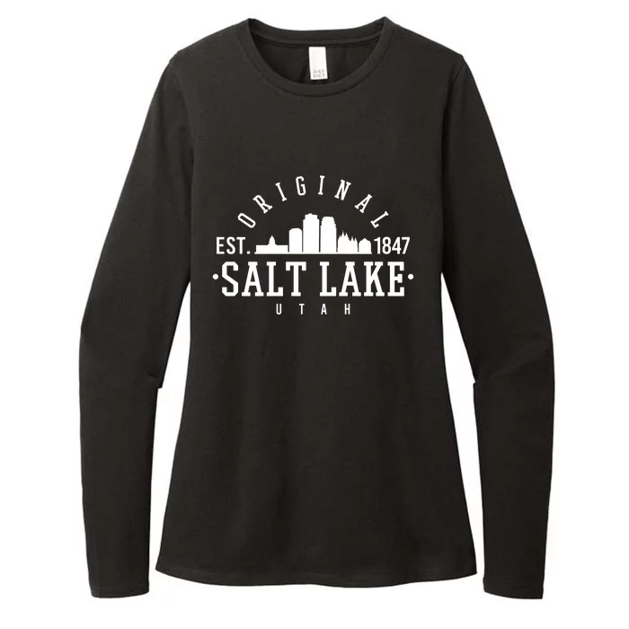 The Original Salt Lake City Utah 1847 Womens CVC Long Sleeve Shirt