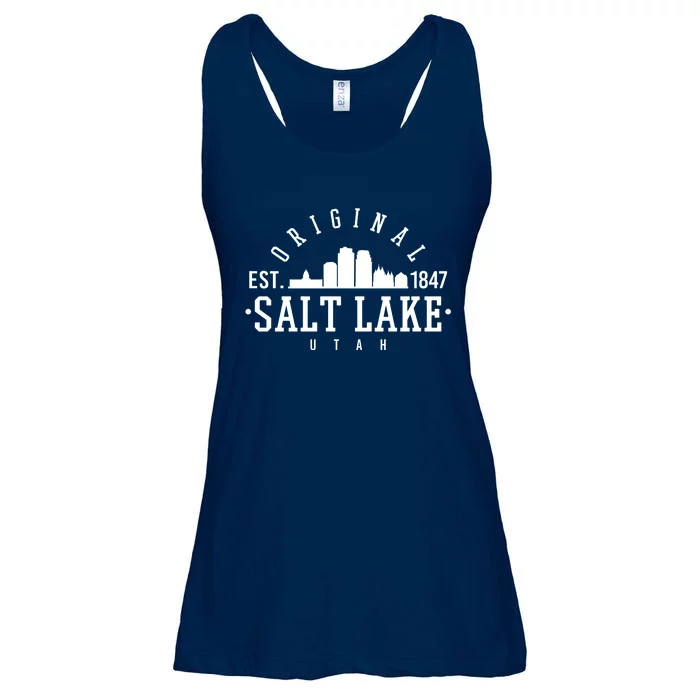 The Original Salt Lake City Utah 1847 Ladies Essential Flowy Tank