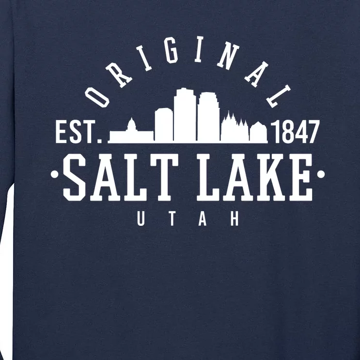 The Original Salt Lake City Utah 1847 Tall Long Sleeve T-Shirt