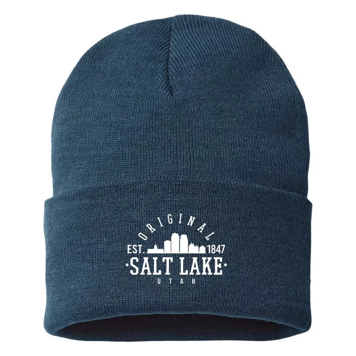 The Original Salt Lake City Utah 1847 Sustainable Knit Beanie