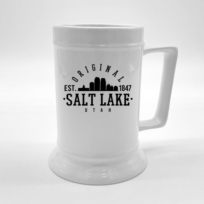 The Original Salt Lake City Utah 1847 Front & Back Beer Stein