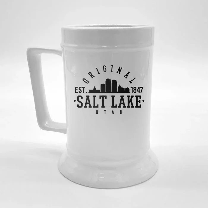 The Original Salt Lake City Utah 1847 Front & Back Beer Stein