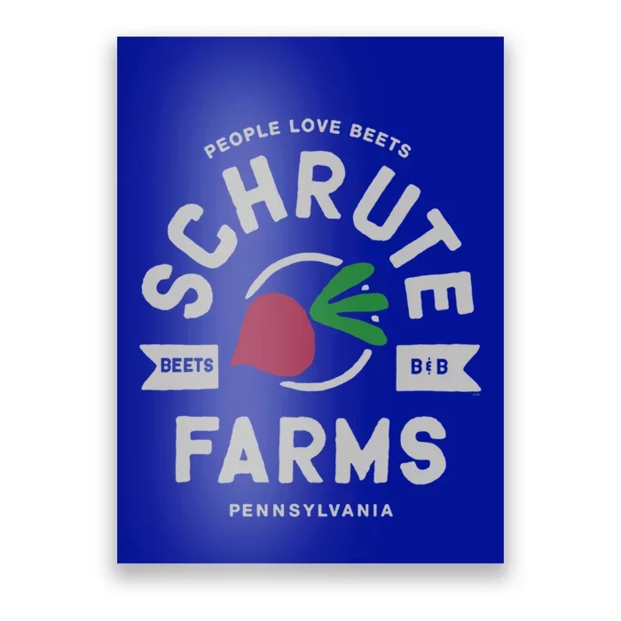 The Office Schrute Farms Logo Funny Gift Poster