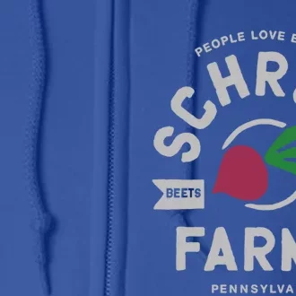 The Office Schrute Farms Logo Funny Gift Full Zip Hoodie