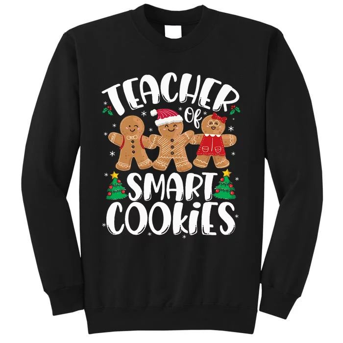 Teacher Of Smart Cookies Gingerbread Christmas Teachers Tall Sweatshirt