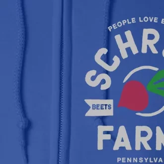 The Office Schrute Farms Logo Cute Gift Full Zip Hoodie