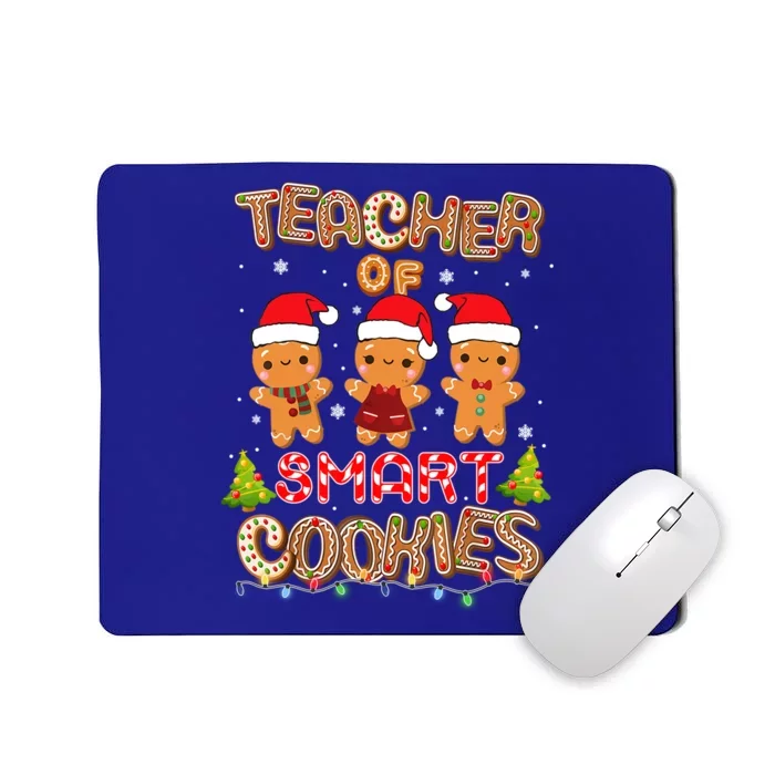 Teacher Of Smart Cookies Christmas Teacher Holiday Gift Mousepad