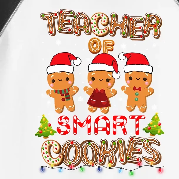 Teacher Of Smart Cookies Christmas Teacher Holiday Gift Toddler Fine Jersey T-Shirt