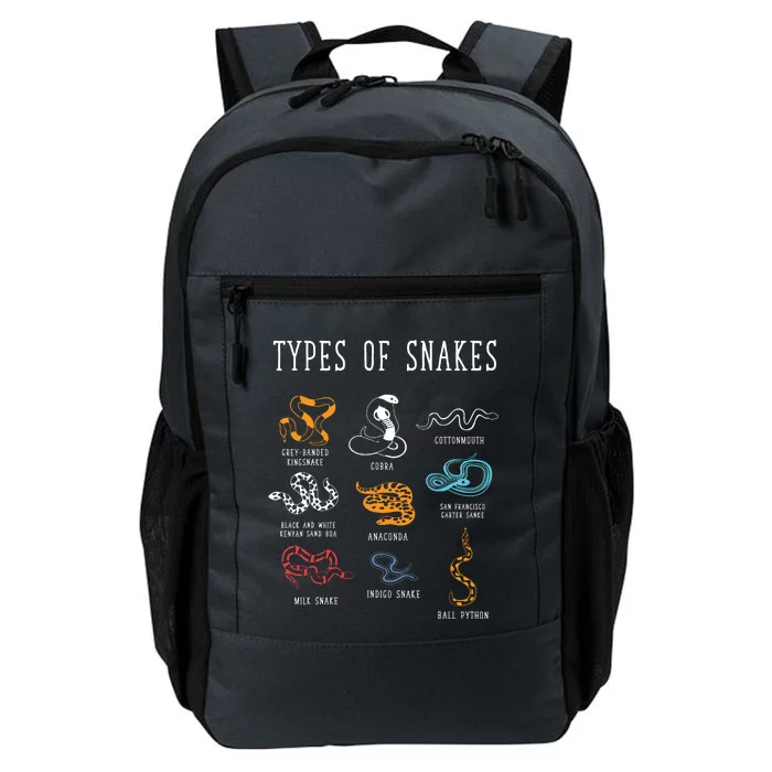 Types Of Snakes Educational Serpent 9 Different Snake Daily Commute Backpack