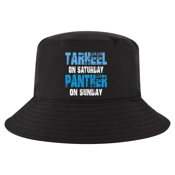 Tarheel on Saturday Panther on Sunday Tee Funny Sports Fans Cool Comfort Performance Bucket Hat