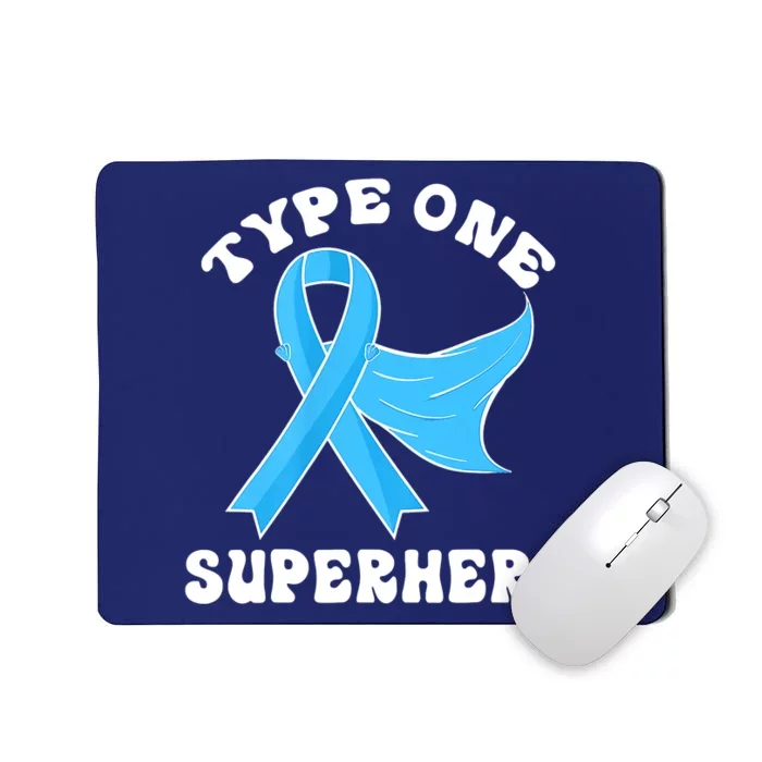 Type One Superhero Diabetes Awareness Diabetic Boys Girls Mousepad