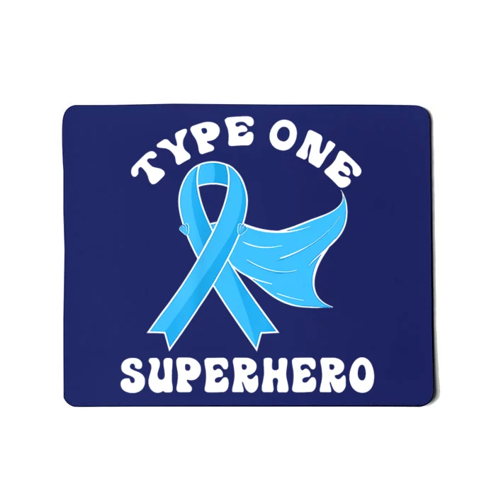 Type One Superhero Diabetes Awareness Diabetic Boys Girls Mousepad