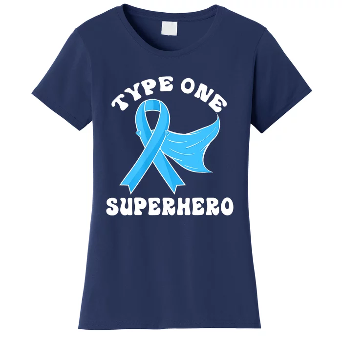 Type One Superhero Diabetes Awareness Diabetic Boys Girls Women's T-Shirt