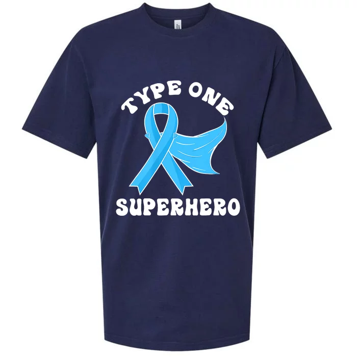 Type One Superhero Diabetes Awareness Diabetic Boys Girls Sueded Cloud Jersey T-Shirt