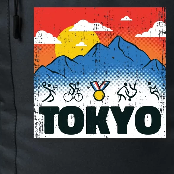 Tokyo Olympics Stick Figures Daily Commute Backpack