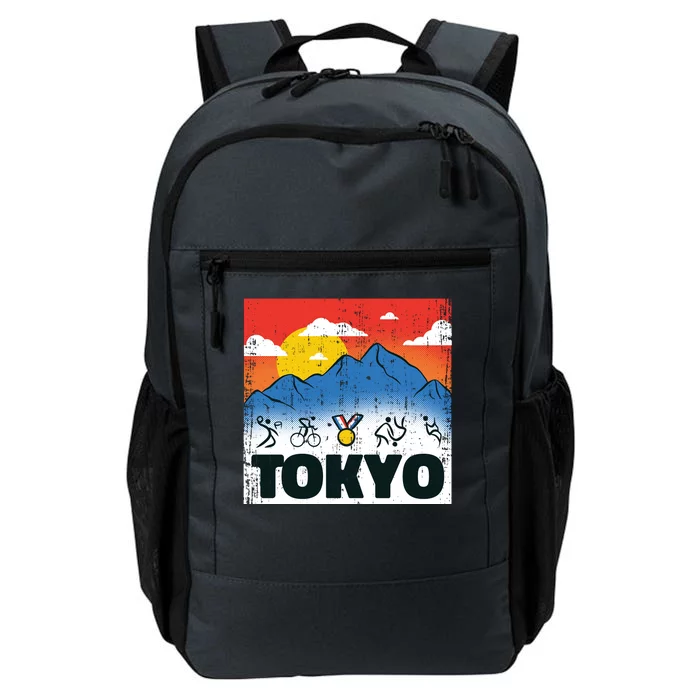 Tokyo Olympics Stick Figures Daily Commute Backpack