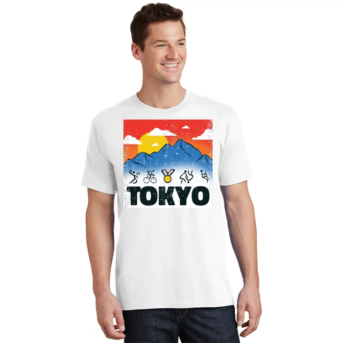 Tokyo Olympics Stick Figures T-Shirt