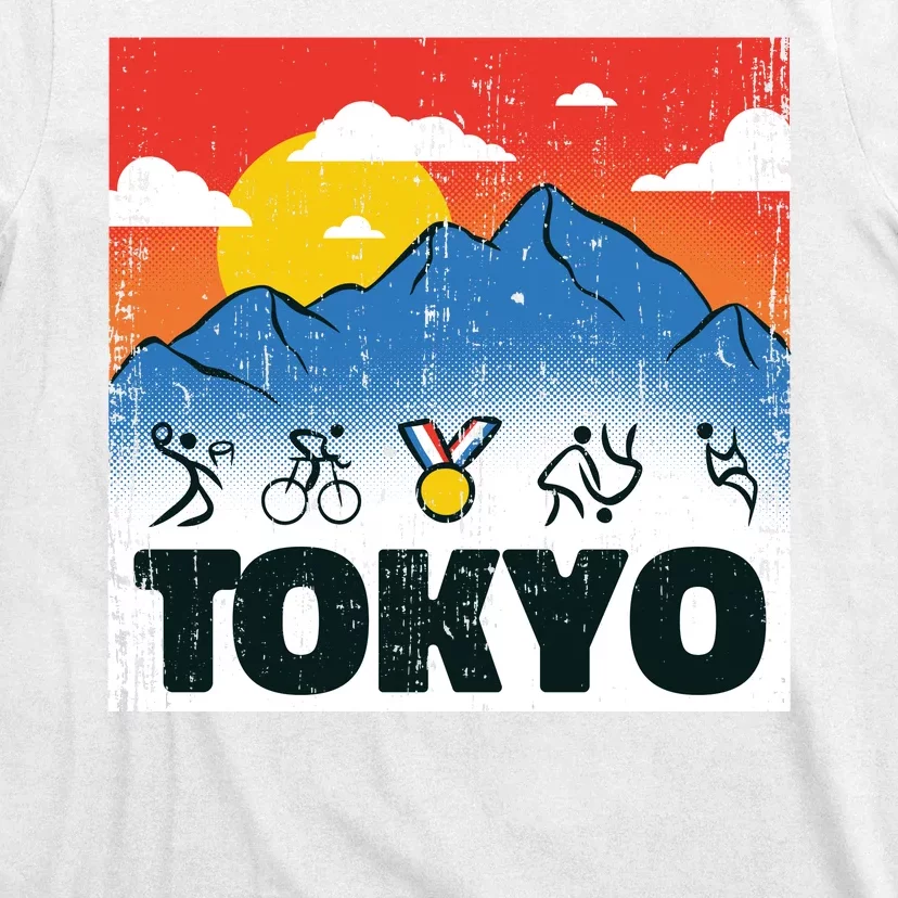 Tokyo Olympics Stick Figures T-Shirt