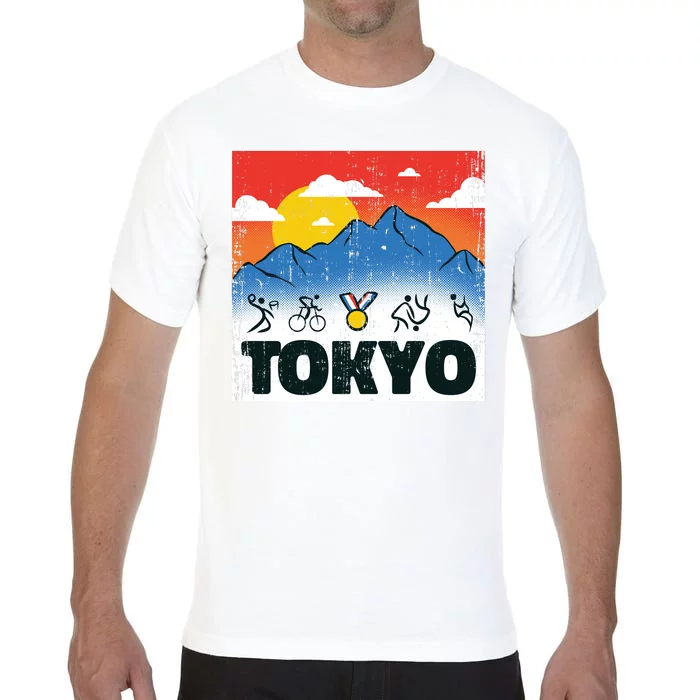 Tokyo Olympics Stick Figures Comfort Colors T-Shirt