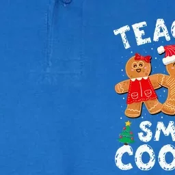 Teacher of Smart Cookies Gingerbread Christmas Teachers Softstyle Adult Sport Polo