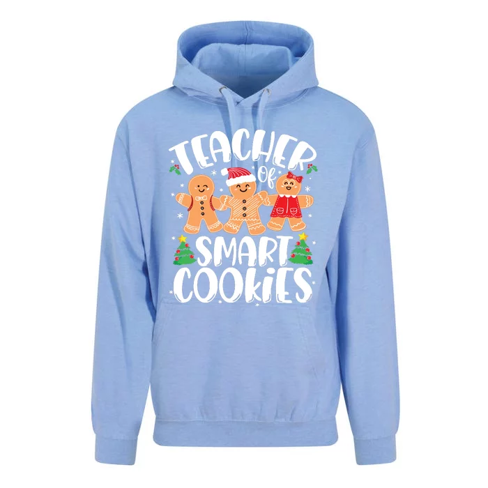 Teacher Of Smart Cookies Gingerbread Christmas Teachers Unisex Surf Hoodie