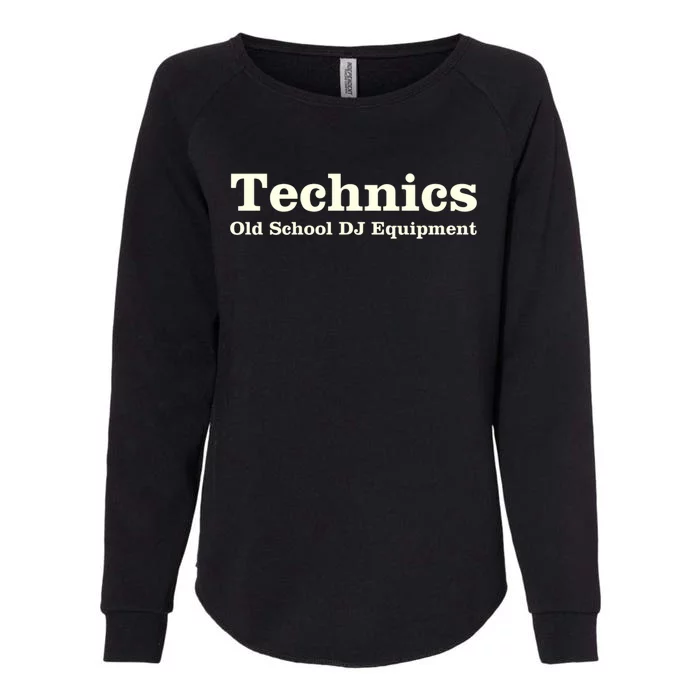 Technics Old School Womens California Wash Sweatshirt