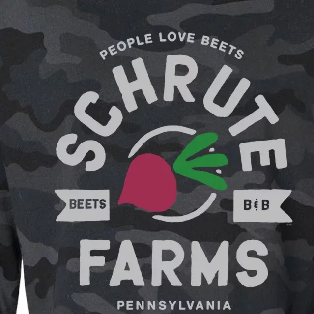 The Office Schrute Farms Logo Gift Cropped Pullover Crew