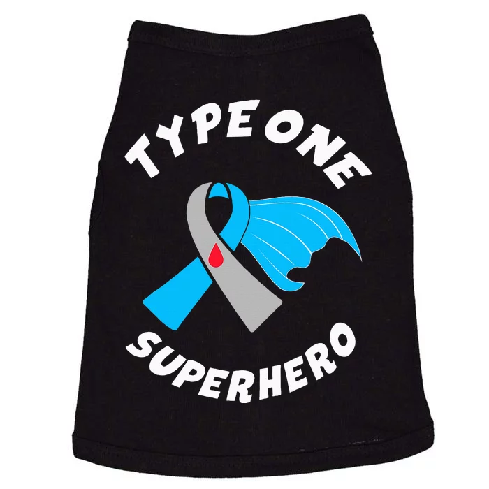 Type One Superhero Type 1 Diabetes Awareness Doggie Tank