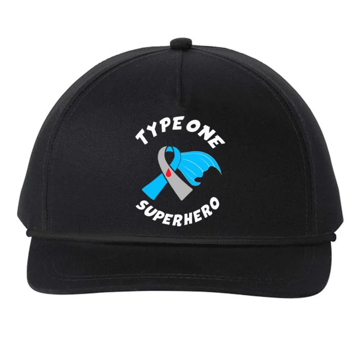 Type One Superhero Type 1 Diabetes Awareness Snapback Five-Panel Rope Hat