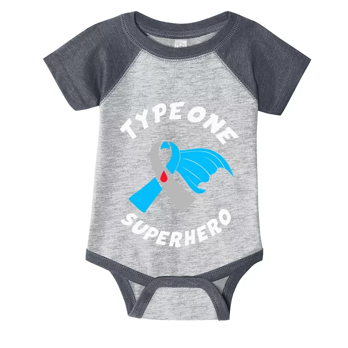 Type One Superhero Type 1 Diabetes Awareness Infant Baby Jersey Bodysuit