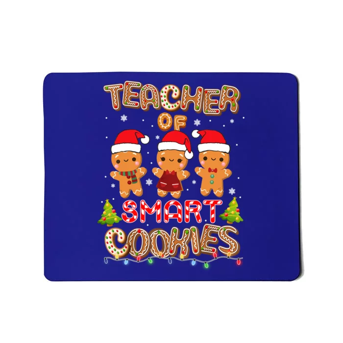 Teacher Of Smart Cookies Christmas Teacher Holiday Gift Mousepad