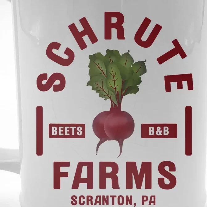 The Office Schrute Farms Front & Back Beer Stein