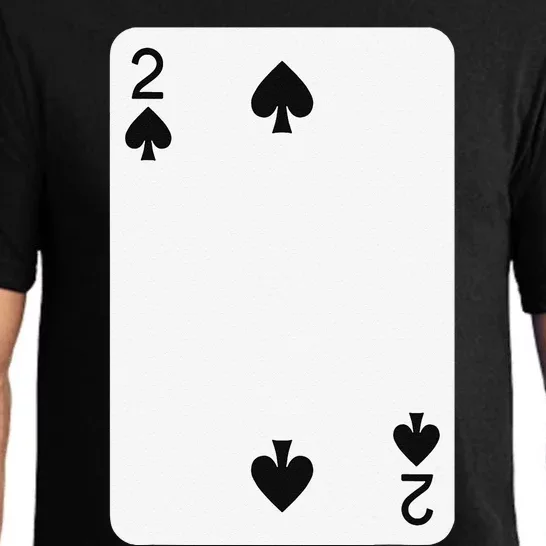 Two Of Spades Playing Cards Halloween Costume Deck Of Cards Pajama Set