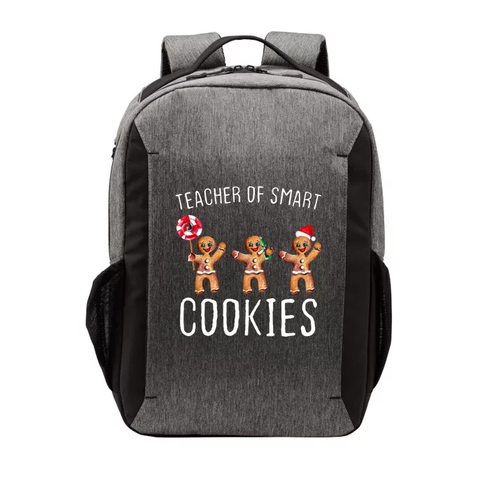 Teacher Of Smart Cookies Gingerbread Cute Christmas Vector Backpack