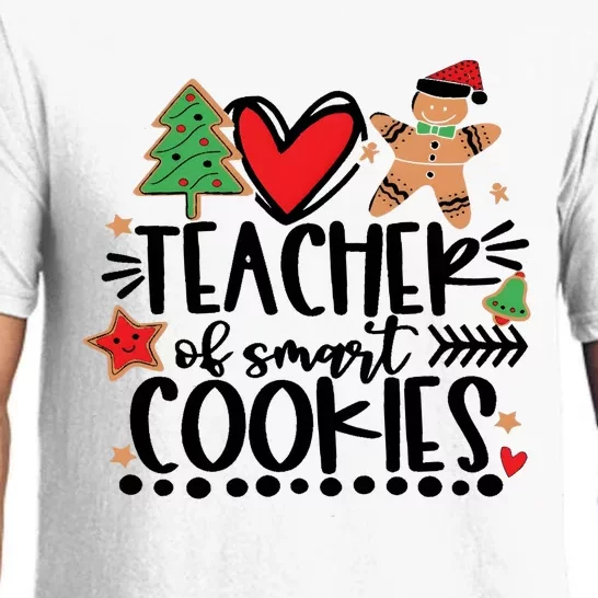 Teacher Of Smart Cookies Christmas Pajama Set