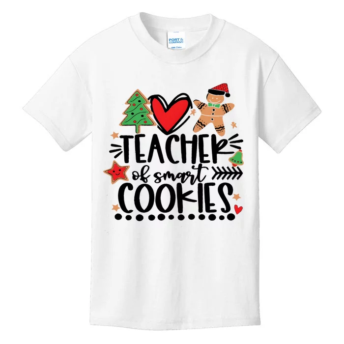 Teacher Of Smart Cookies Christmas Kids T-Shirt