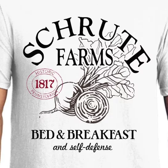 The Office Schrute Farms Large Label Pajama Set