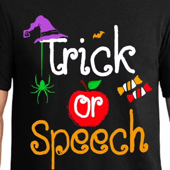 Tricks Or Speech Languages Teacher Halloween Costume Pajama Set