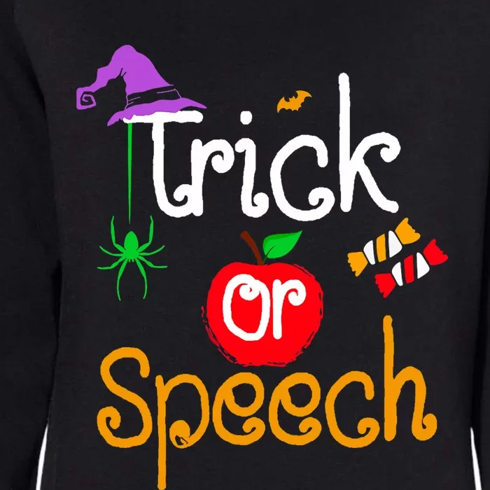 Tricks Or Speech Languages Teacher Halloween Costume Womens California Wash Sweatshirt