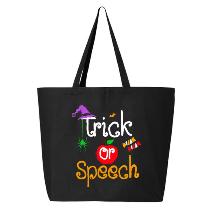 Tricks Or Speech Languages Teacher Halloween Costume 25L Jumbo Tote