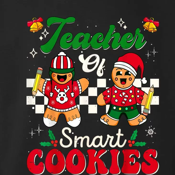 Teacher Of Smart Cookies Gingerbread Christmas Teachers Toddler Hoodie