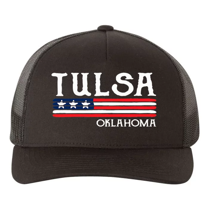 Tulsa Oklahoma Souvenir Gift Yupoong Adult 5-Panel Trucker Hat